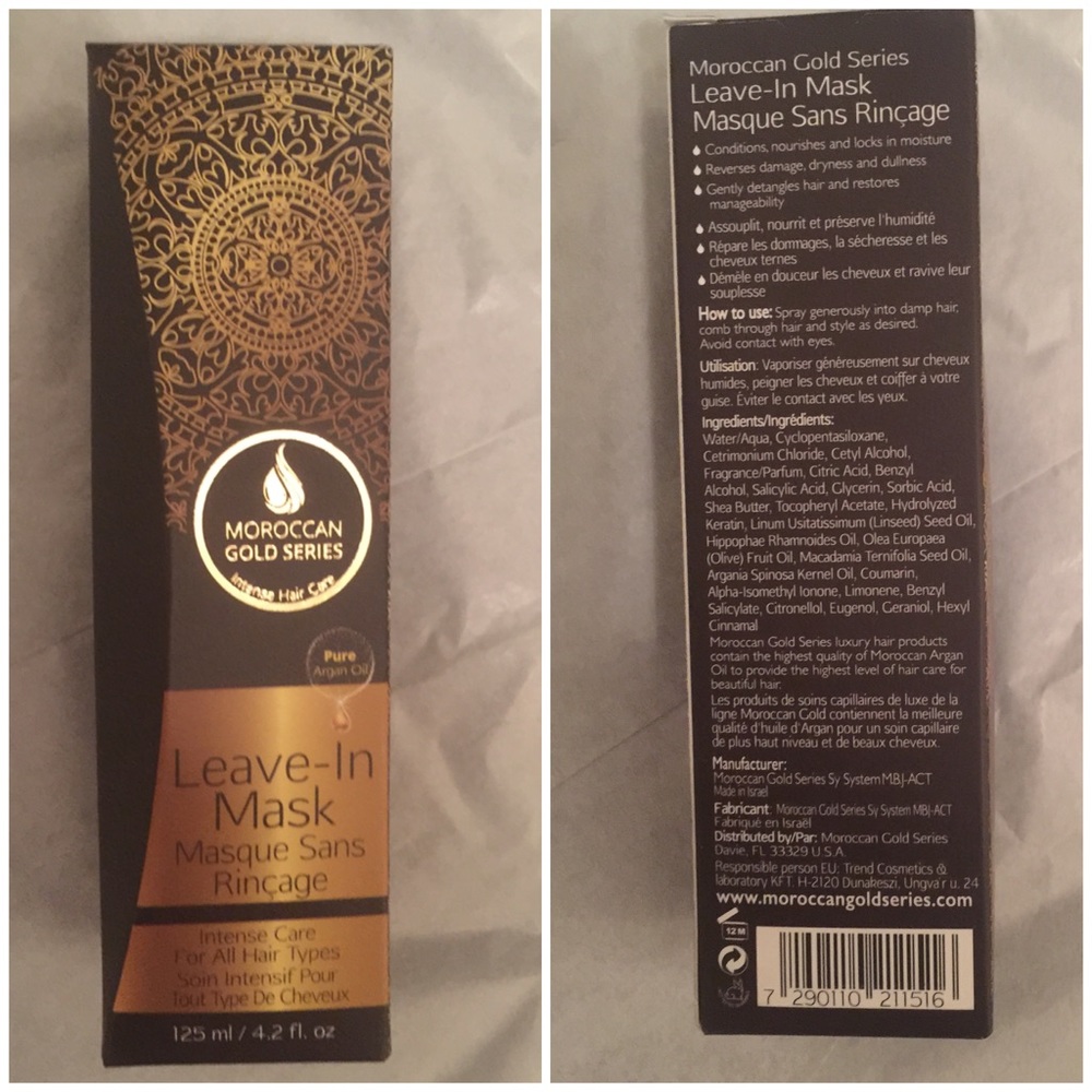 💐Moroccan Gold Series Leave-in Mask